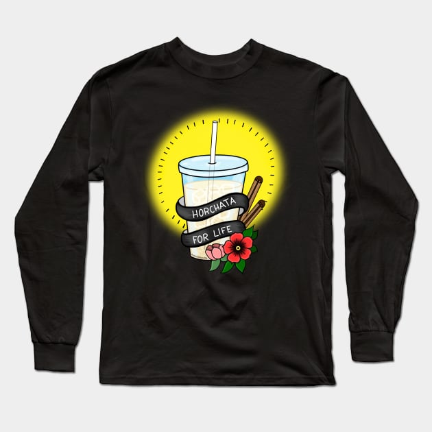 Horchata for Life Long Sleeve T-Shirt by Francielandia